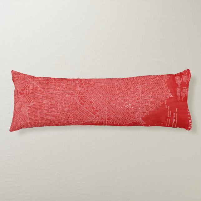 Graphic Karta i San Francisco Kroppskudde (Framsidan)