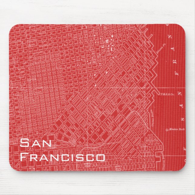 Graphic Karta i San Francisco Musmatta (Framsidan)