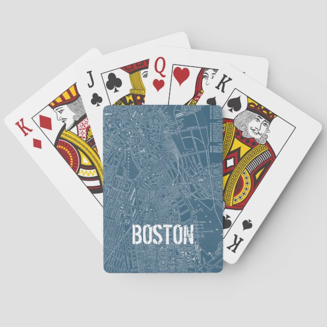 Graphic Karta of Boston Casinokort (Baksidan)