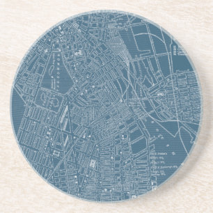 Graphic Karta of Boston Underlägg
