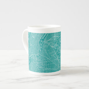 Graphic Karta of New York Benporslin Mugg