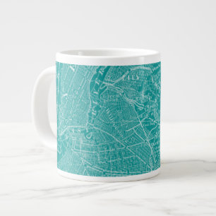Graphic Karta of New York Jumbo Mugg