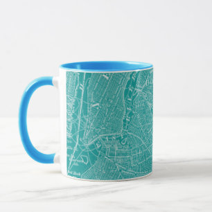 Graphic Karta of New York Mugg