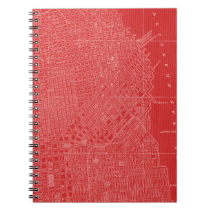 Graphic Karta of San Francisco Anteckningsbok