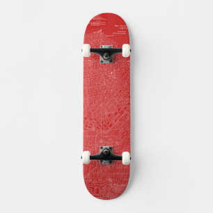 Graphic Karta of San Francisco Skateboard Bräda 19,5 Cm