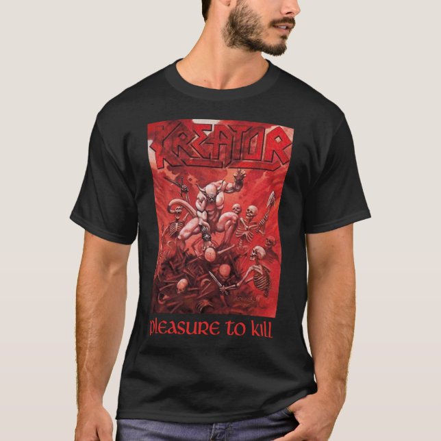 Graphic Kreator Bands Music - Njut av Döda Cla T Shirt (Framsida)