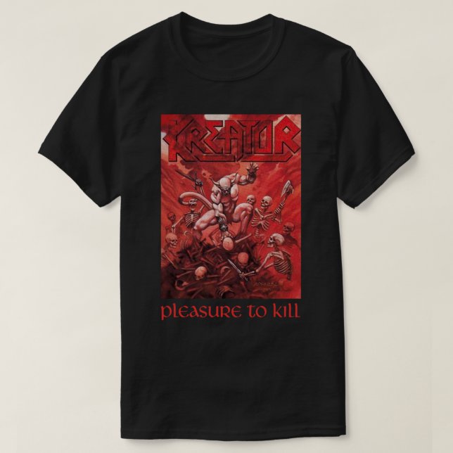 Graphic Kreator Bands Music - Njut av Döda Cla T Shirt (Design framsida)