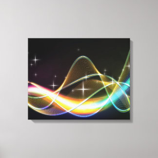 Graphic Ljus 4 Wrapped Canvas