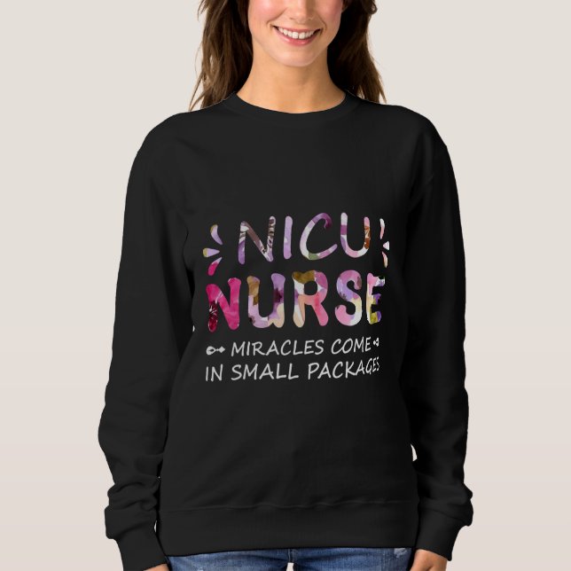 Graphic Nurse Apparel NICU Nurse T Shirt (Framsida)