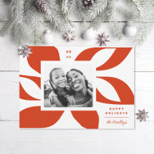 Graphic Poinsettia Photo