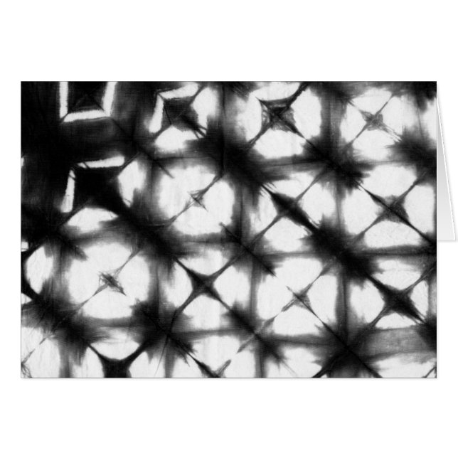 Graphic Shibori I Hälsningskort (Framsidan Horizontal)