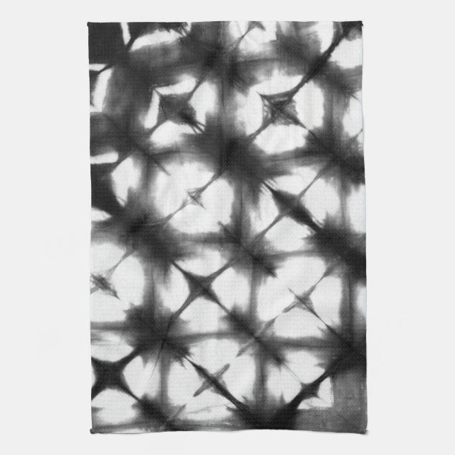 Graphic Shibori I Kökshandduk (Vertikal)