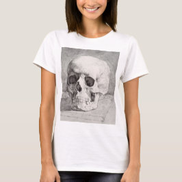 Graphic Skull Art: Minimalist & Bold Ink Design T Shirt