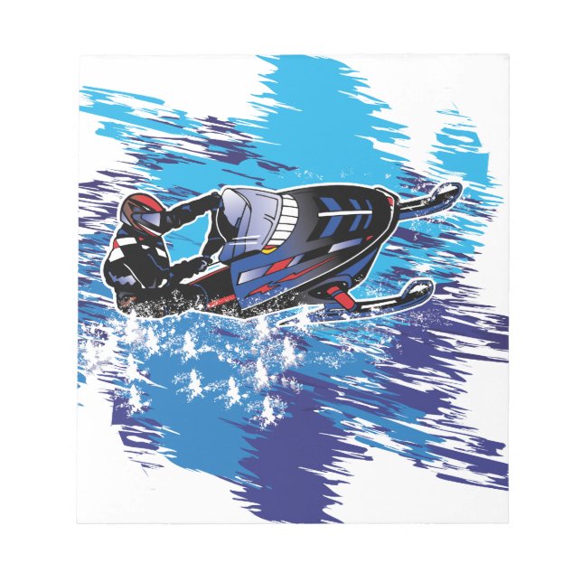 Graphic Snowmobiler Anteckningsblock (Framsida)