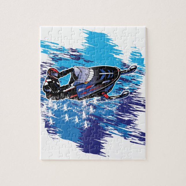 Graphic Snowmobiler Pussel (Vertikal)