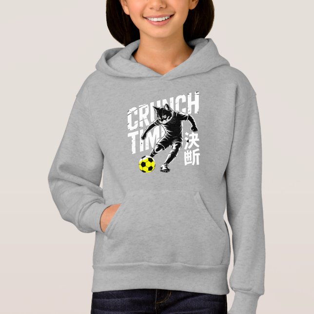 Graphic Soccer Cat - For Anime Fans & Gamers T Shirt (Framsida)