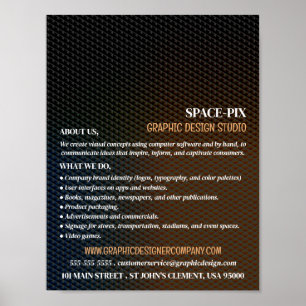 Graphic Struktur, Graphic Designer Advertising Poster