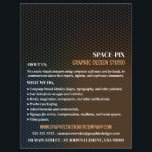 Graphic Struktur, Graphic Designer Advertising Reklamblad<br><div class="desc">Graphic Struktur,  Graphic Designer Advertising Flyers by the Affärskort Store.</div>