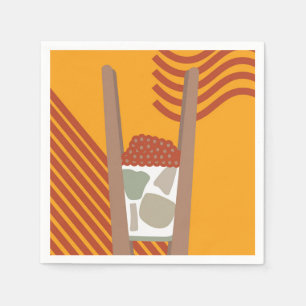 Graphic Sushi Illustrated Pappersservett