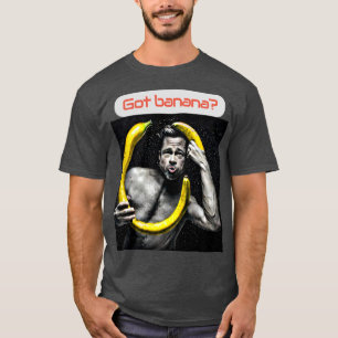 Graphic T-shirt - Vegan Brad 'banan' Pitt