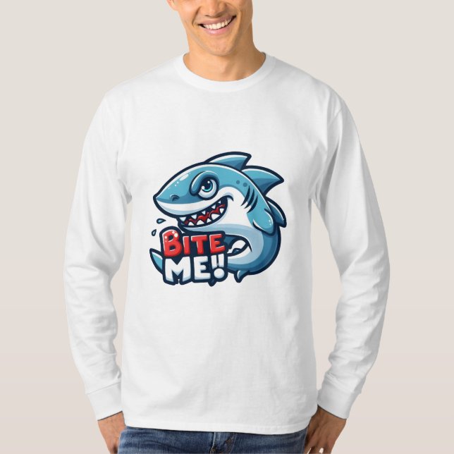 Graphic Tee - Bita Me - Roligt och fet (Framsida)