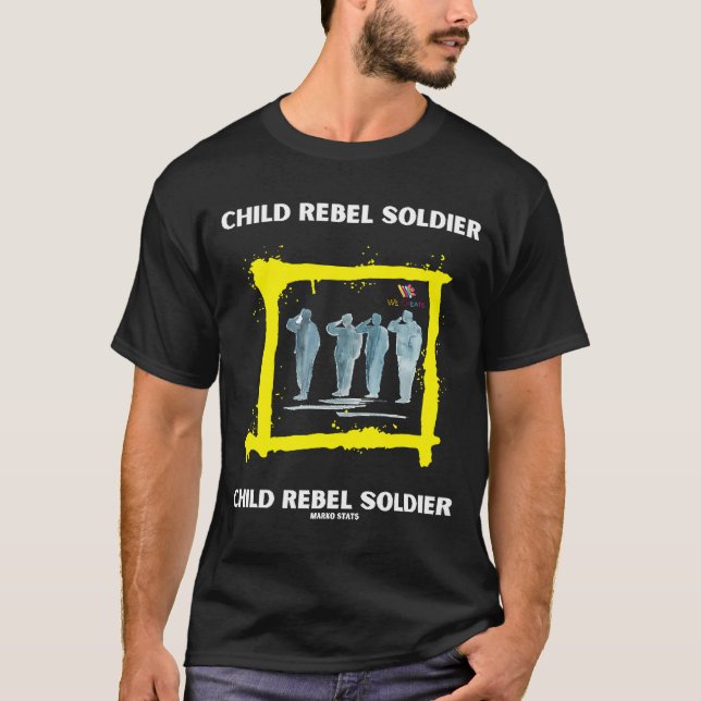 Graphic Tees Child Rebel Soldier T Shirt (Framsida)