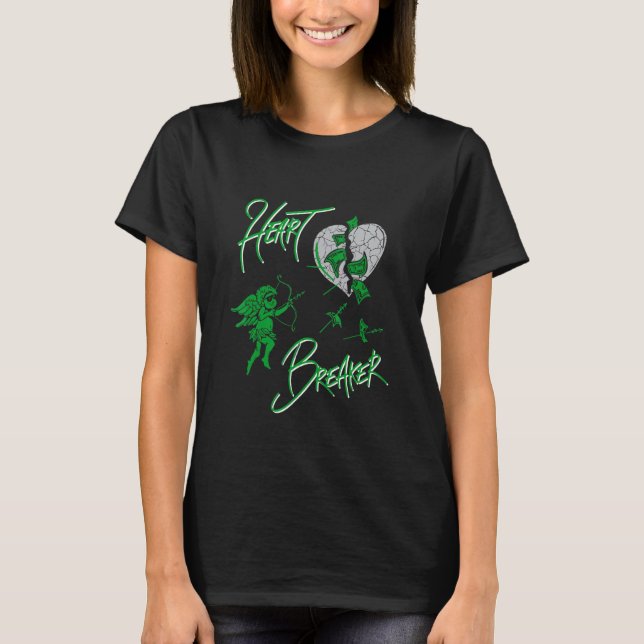 Graphic Tees Heart Breaker Sneaker Match 3 Gräs Gr T Shirt (Framsida)