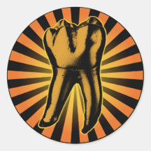 Graphic Tooth Emblem