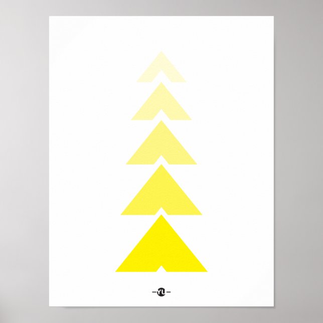 GRAPHIC TRIANGLE ART POSTER (Framsidan)