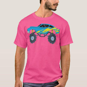 Graphinc Monster-spår med stort hjul Lastbilar kär T Shirt