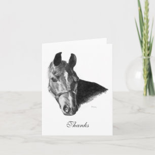 Graphite Arabian Horse Head Tackkort