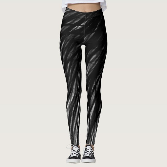 Graphite Linjer - Leggings (Framsida)
