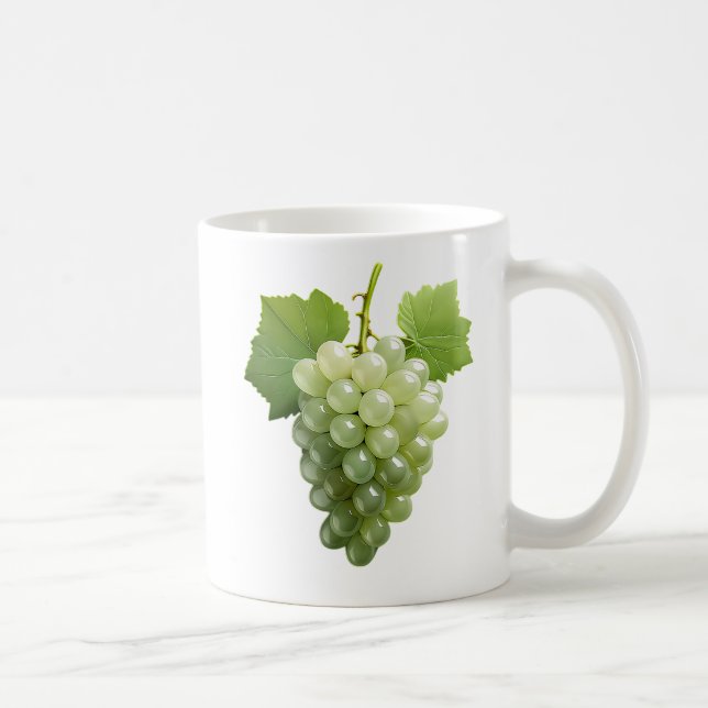 grappe de raisin réaliste kaffemugg (Höger)