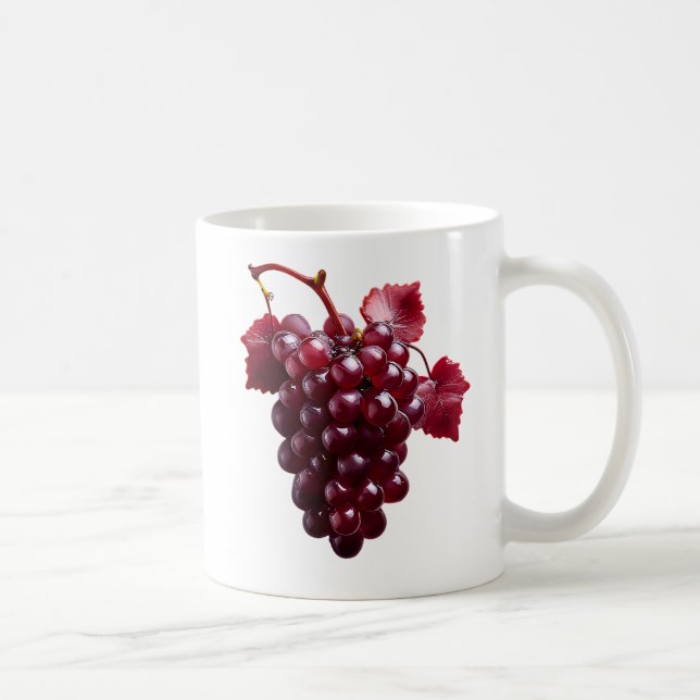 Grappe de raisin rouge réalise kaffemugg (Höger)
