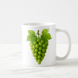Grappe de raisin vert naturel kaffemugg