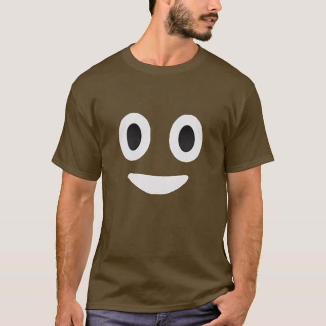 Grappig poep emoji t-shirt (Framsida)