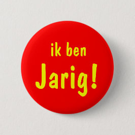Grappige Verjaardag Button Knapp