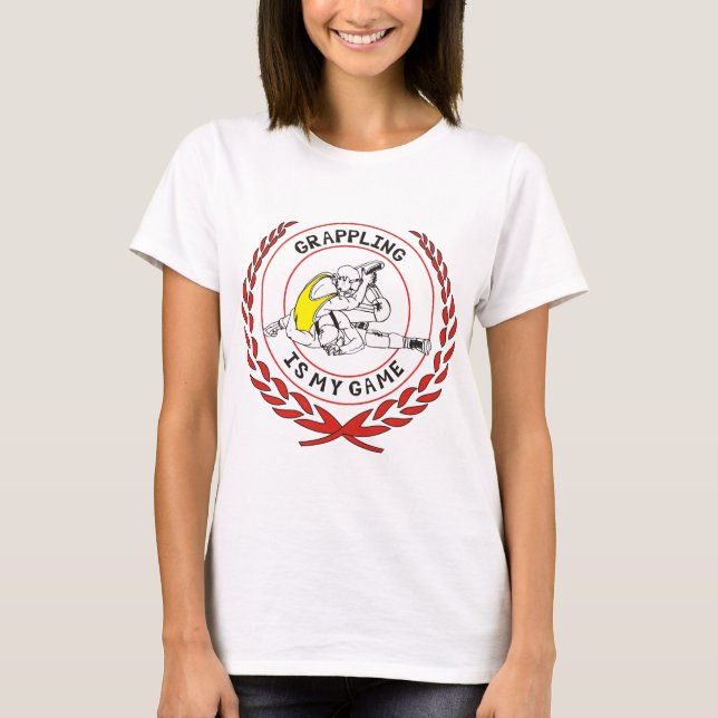 Grappling är min lek t shirt (Framsida)