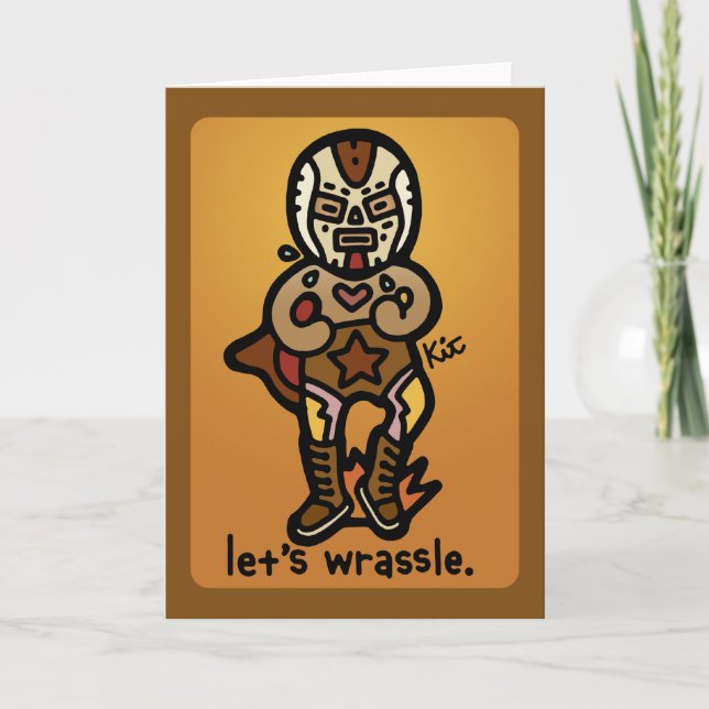 grappling av hälsningar kort (Framsida)