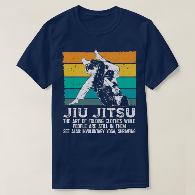 Grappling Brazilian JiuJitsu BJJ Gifts T Shirt (Design framsida)