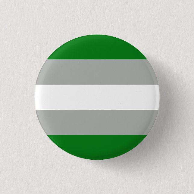 Gråromantiska stolthetsflagga knapp (Framsida)