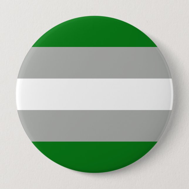 Gråromantiska stolthetsflagga knapp (Framsida)