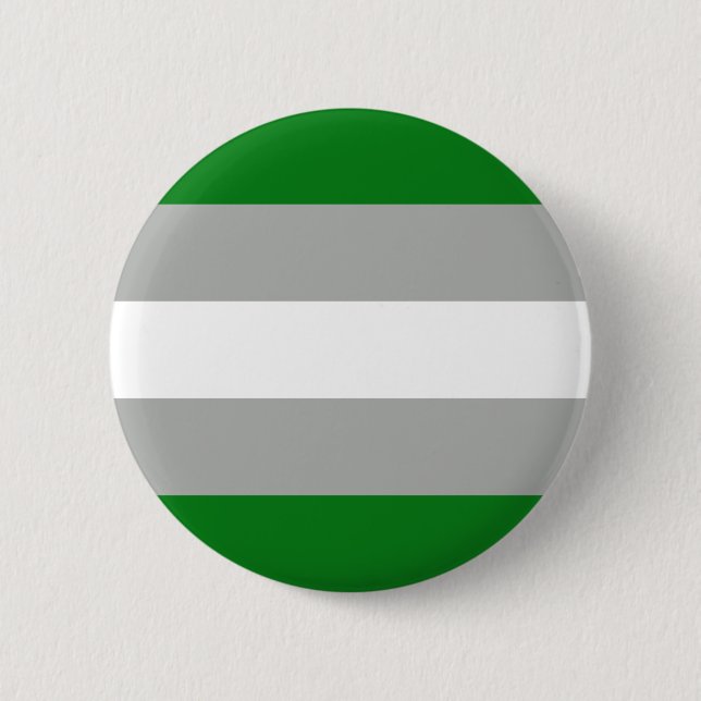 Gråromantiska stolthetsflagga knapp (Framsida)