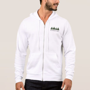 Gräs Bäck Band Fullt-Zip Hoodie T Shirt