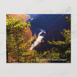 Gräs Bäck Gorge Overlook på Pa Grand Canyon Vykort