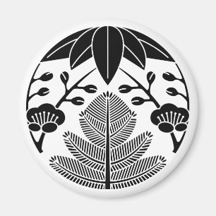 Gräs bamboo ume magnet