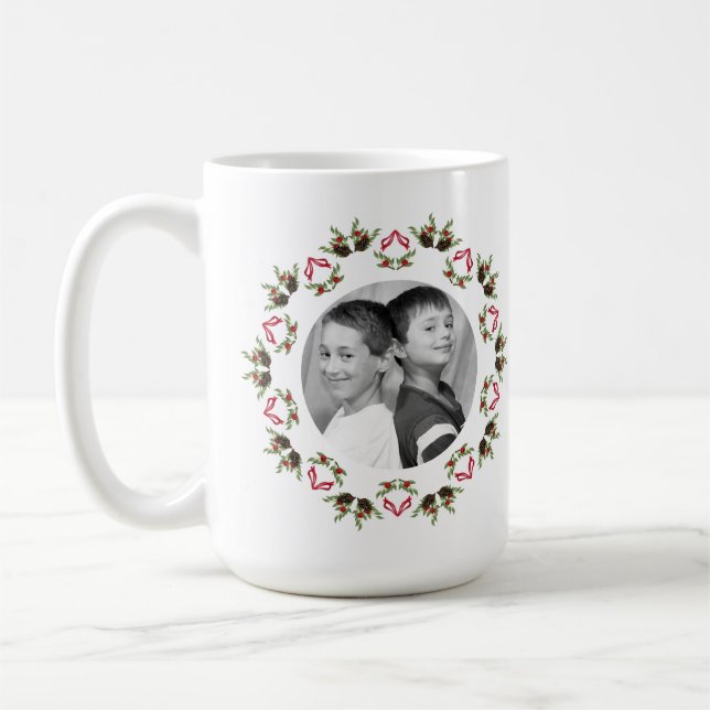 Gräs, bär och mandala mugg (Vänster)