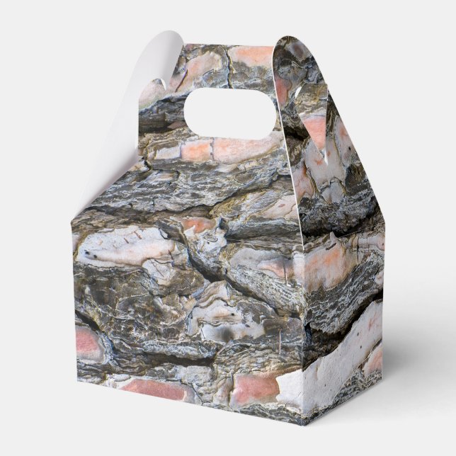 Gräs bark mönster presentaskar (Baksidan Sidan)