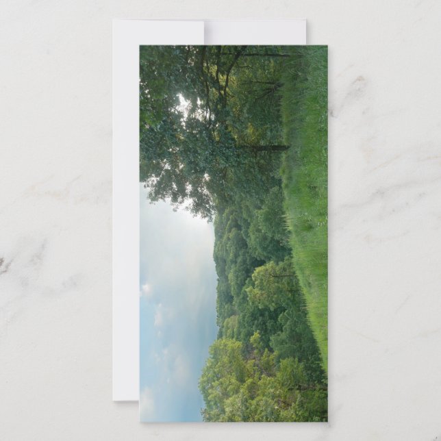 Gräs Bend Bluff Overlook Valley Woodlands (Framsida)