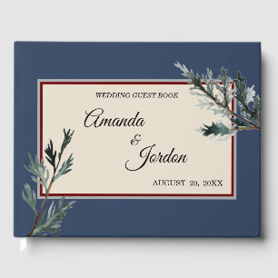 Gräs Blue Winter Wedding Guest Bok
